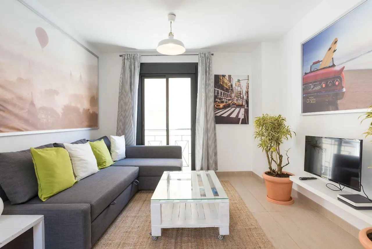Ma1B-Apt Next To City Center, 2 Chillout Areas-Palms Malaga Spain