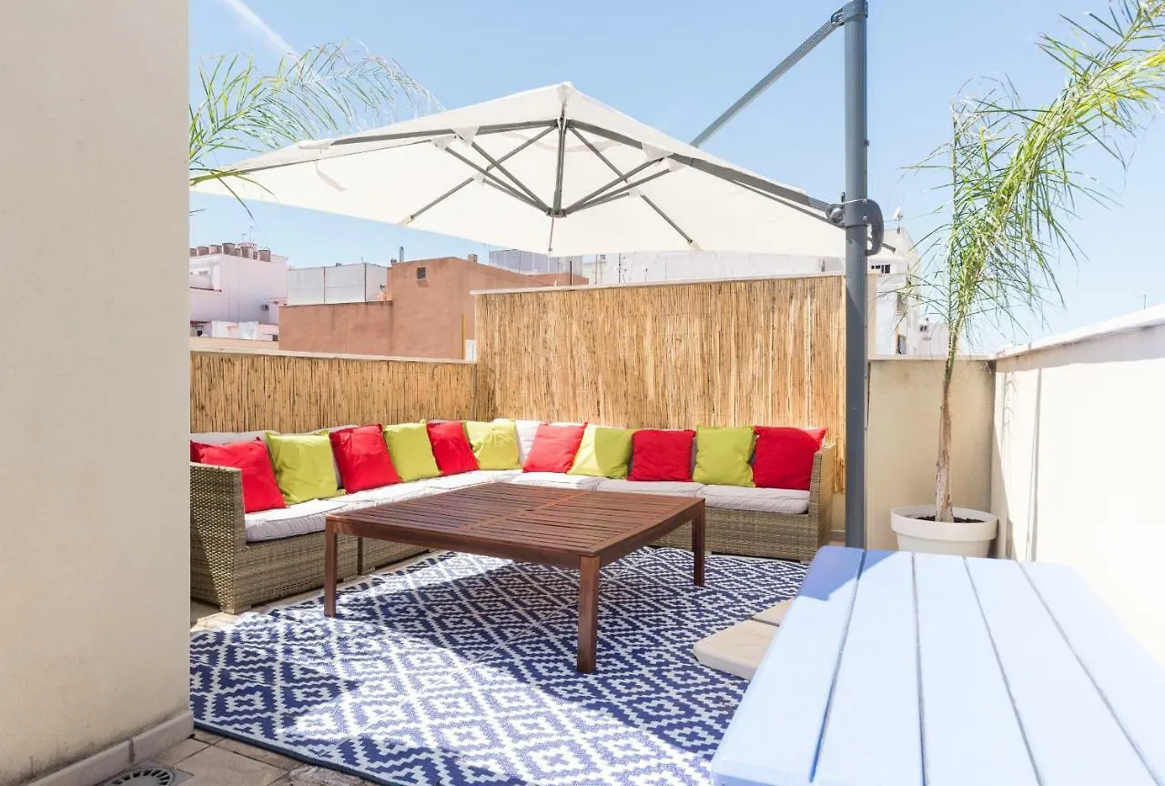 Ma1B-Apt Next To City Center, 2 Chillout Areas-Palms Malaga Spain